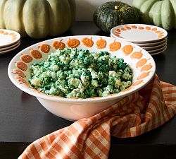 Jack-O-Lantern Stoneware Icon Serving Bowl