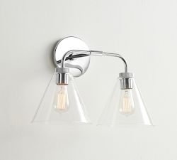 Reagan Double Cone Sconce (18")