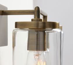 Rhodes Double Tube Sconce (16")