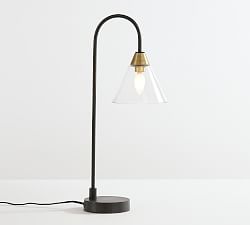 Claremont Flared Glass Table Lamp (25")