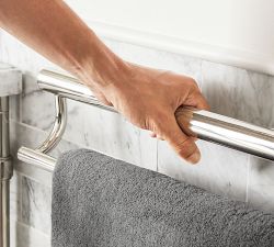 Linden Towel Bar with Integrated Grab Bar by Michael Graves Design