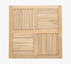 Miami Teak Square Outdoor Coffee Table (26")