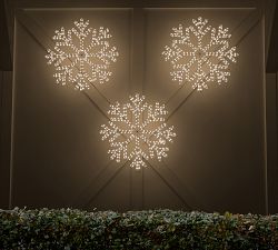 Lit LED 40 Point Snowflake