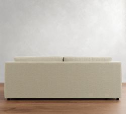 Pacifica Wide Arm Trundle Sleeper Sofa (89")