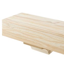 Ryker Fireplace Mantel - Unfinished