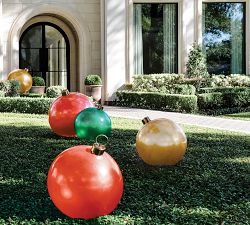 Festive Red, Gold &amp; Green Decorative Holiballs