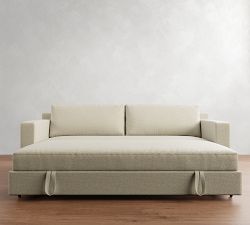 Pacifica Wide Arm Trundle Sleeper Sofa (89")
