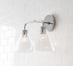 Reagan Double Cone Sconce (18")