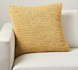 Chunky Sweater Handknit Pillow