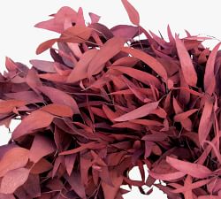 Dried Burgundy Willow Eucalyptus Wreath