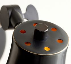 Fitz Adjustable Metal USB Plug-In Sconce (15'')