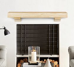 Ryker Fireplace Mantel - Unfinished