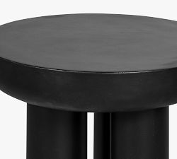 Alina Concrete Round  Side Table (20")