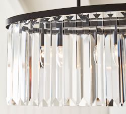 Cora Crystal Oval Chandelier (40")