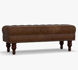 Martin Leather Bench