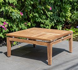 Miami Teak Square Outdoor Coffee Table (26")