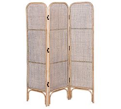Rattan 3-Panel Folding Privacy Screen