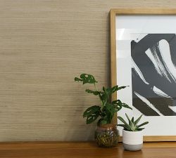 Tight Weave Jute Natural Grasscloth Wallpaper