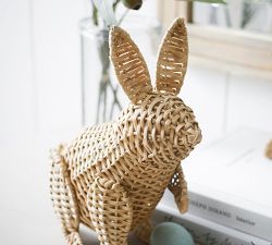 Handcrafted Rattan Bunny