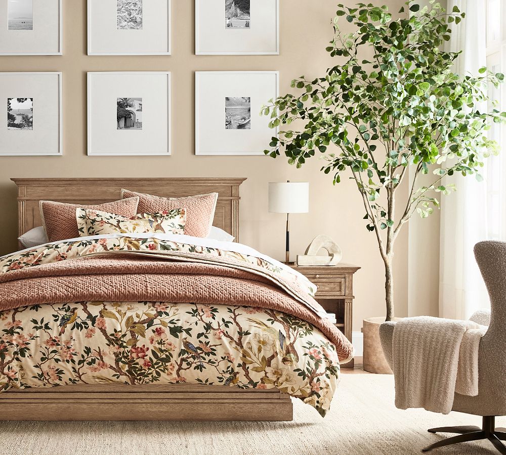 Nola Songbird Percale Duvet Cover - Queen