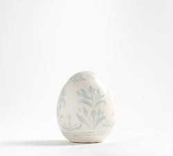 Chambray Hand-Painted Ceramic Eggs