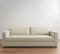 Pacifica Wide Arm Trundle Sleeper Sofa (89")