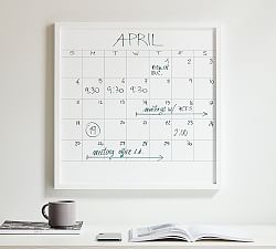 Wood Gallery Office Calendar - White