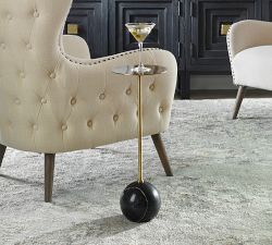 Kia Round Marble Cocktail Table (8.5")