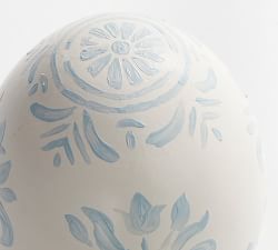 Chambray Hand-Painted Ceramic Eggs