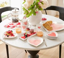 Watercolor Heart Scented Candle Gift Set - Vanilla &amp; Tobacco