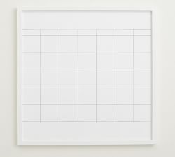 Wood Gallery Office Calendar - White