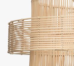 Ambledon Rattan Round Pendant (30")