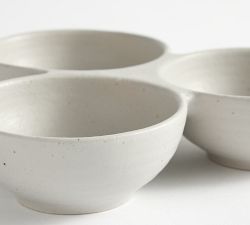 Farmstead Stoneware Multi-Condiment Server