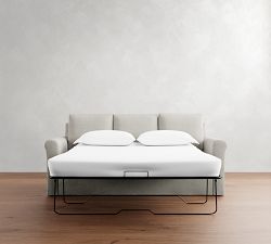 Cameron Modern Roll Arm Slipcovered Sleeper Sofa (56"&ndash;88")