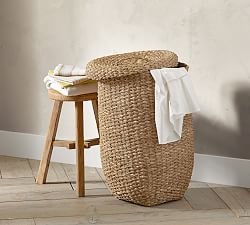 Ibiza Tall Lidded Tote Basket