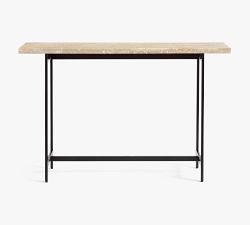 Lennox Travertine Console Table (47.5")