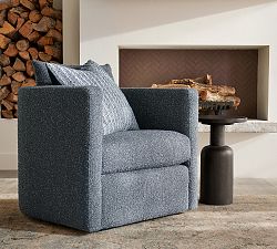 Open Box: Ayden Barrel Arm Swivel Chair