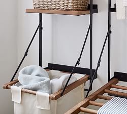 Trenton Laundry Bag Holder and Shelf