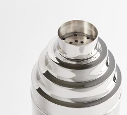 Hammered Nickel Cocktail Shaker