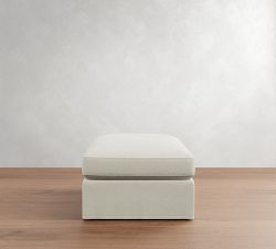 Westwood Slim Arm Slipcovered Modular Sectional Ottoman
