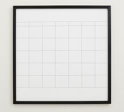 Wood Gallery Office Calendar - Black