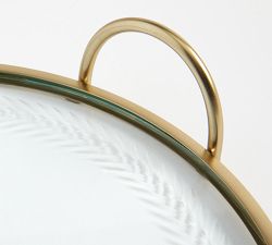 Zelda Etched Round Serving Tray