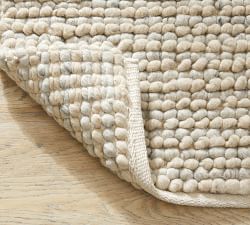 Chunky Looped Sweater Wool Jute Rug