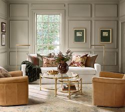 Everson Round Glass Nesting Coffee Tables