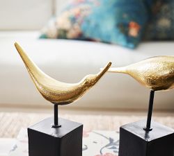 Handcrafted Brass Birds - Set of 2