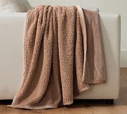 Open Box: Cozy Teddy Faux Fur Throw