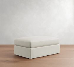 Westwood Slim Arm Slipcovered Modular Sectional Ottoman