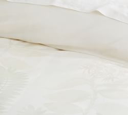Fern Organic Percale Duvet Cover