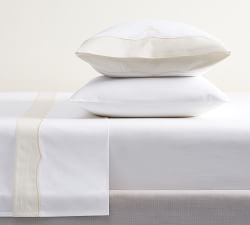 Monique Lhuillier Daphne Organic Percale Sheet Set