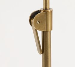 Sherman Metal Dome Task Floor Lamp (46")